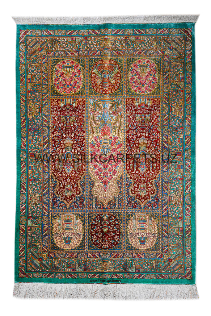 Carpet in carpet 02 Hand Knotted Silk Carpet