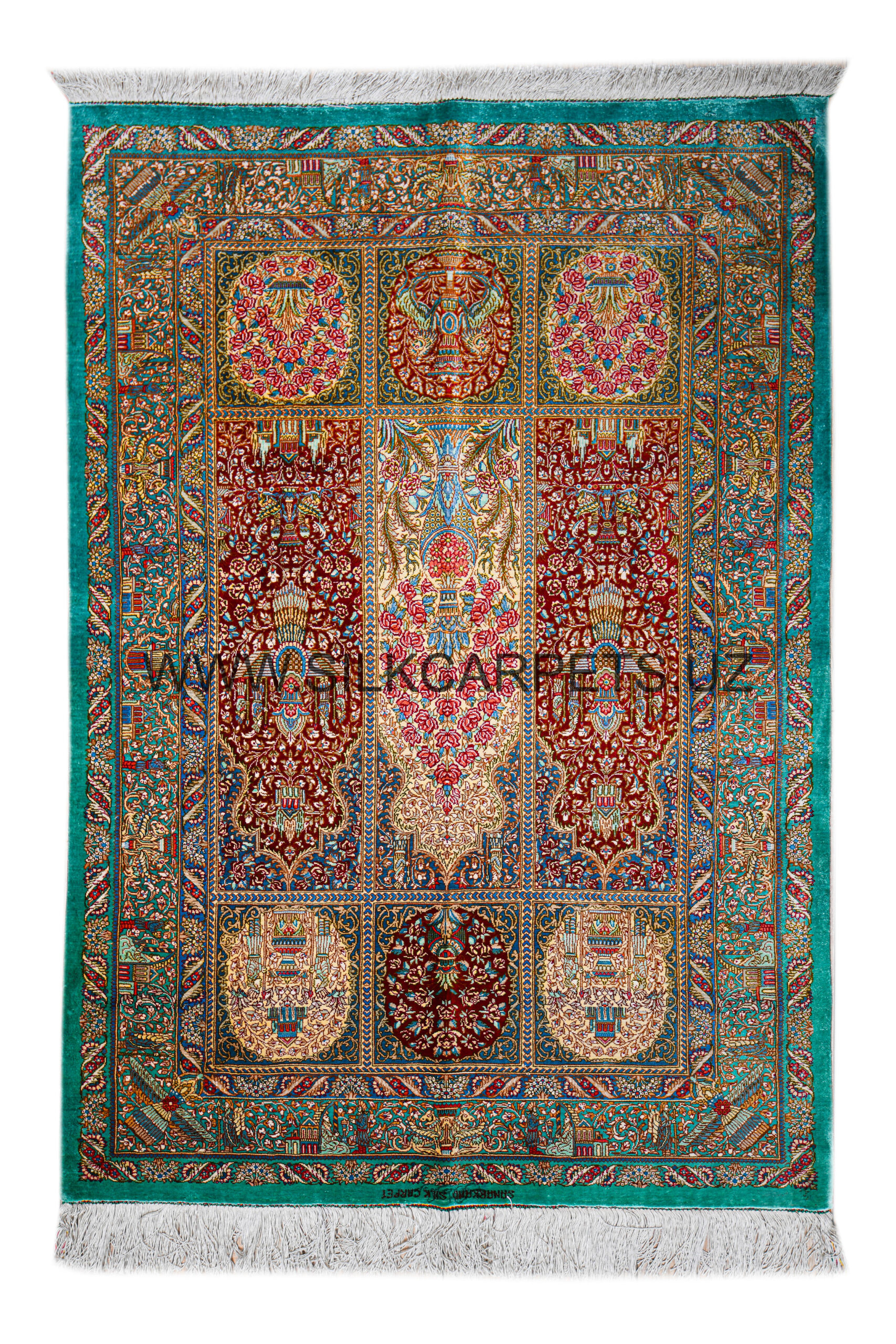 Carpet in carpet 02 Hand Knotted Silk Carpet