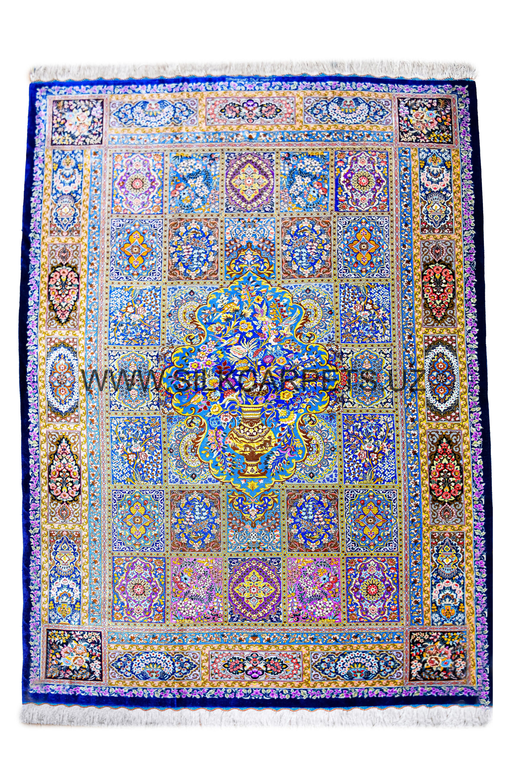 Carpet in carpet 20 designs in 1 Hand Knotted Silk Carpet