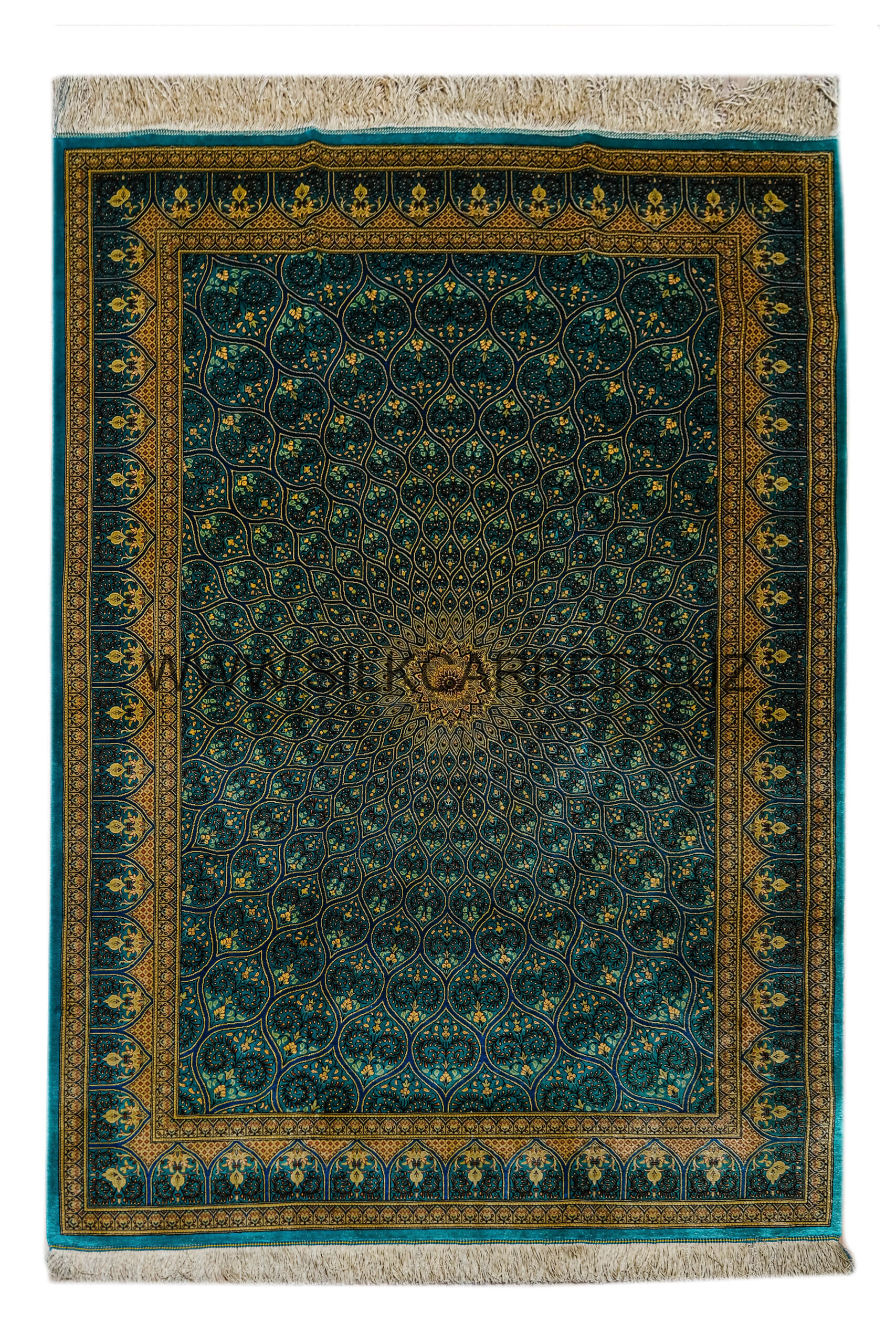 Kupol Hand Knotted Silk Carpet