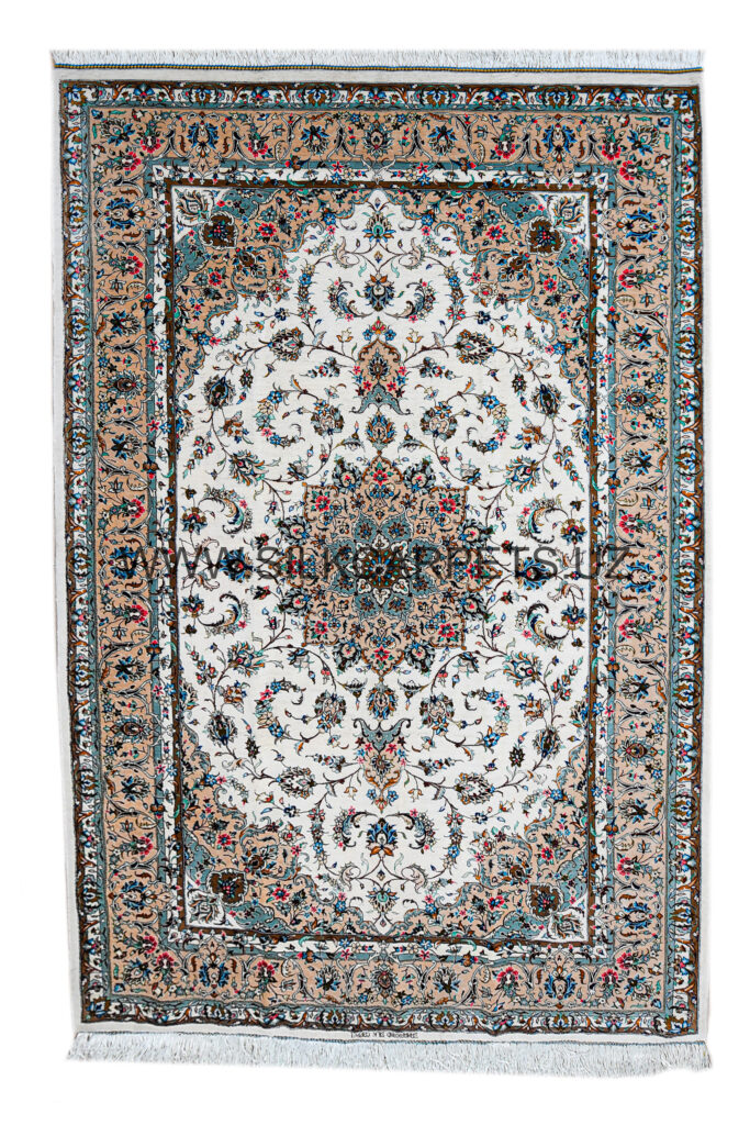Floral Boysun 02 Hand Knotted Silk Carpet