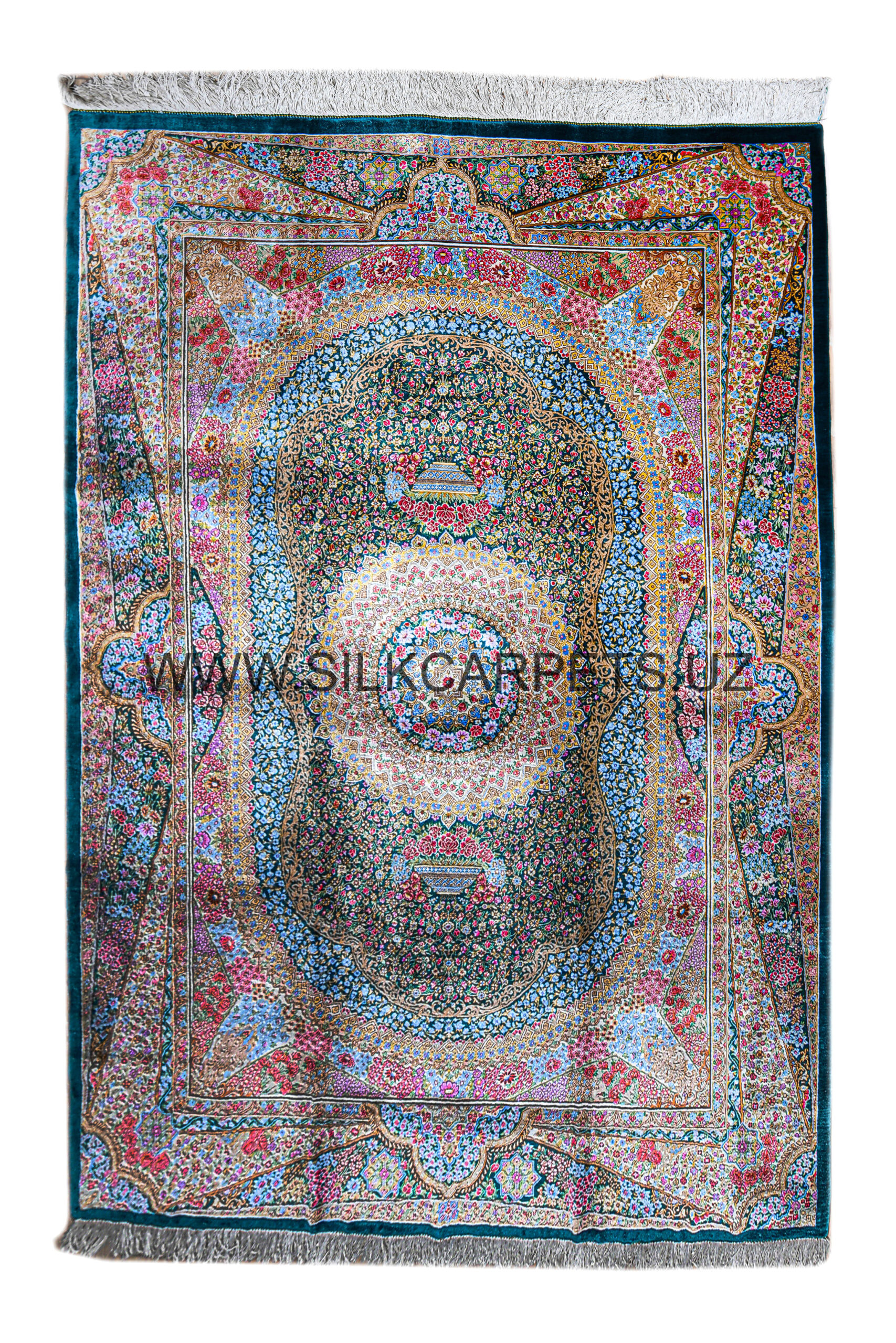 50 Colors Hand Knotted Silk Carpet