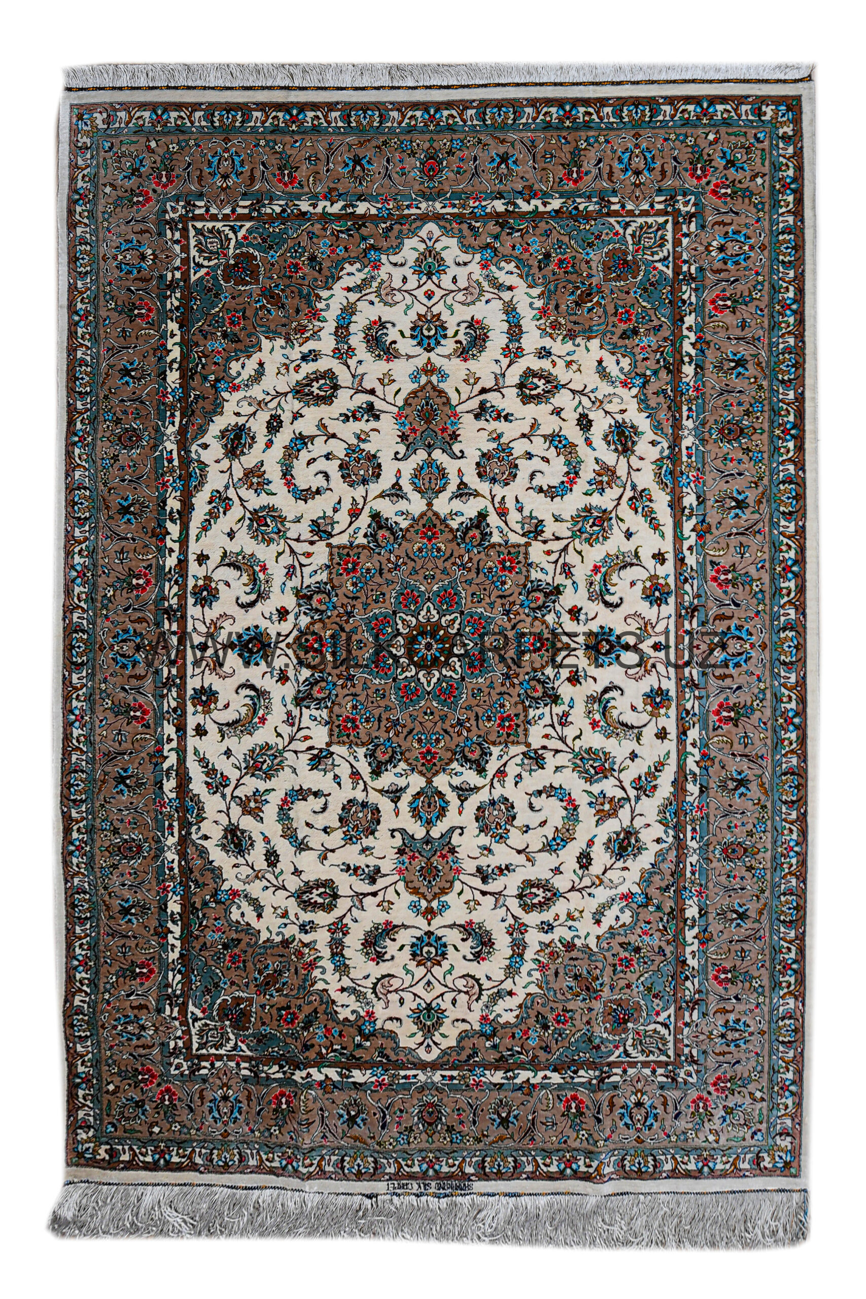 Floral Boysun 04 Hand Knotted Silk Carpet