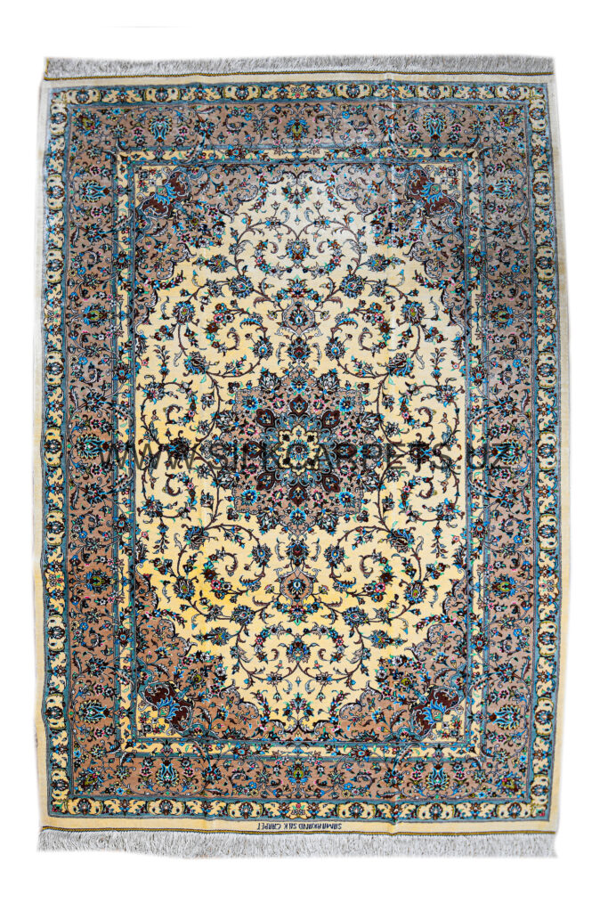 Floral Boysun 05 Hand Knotted Silk Carpet