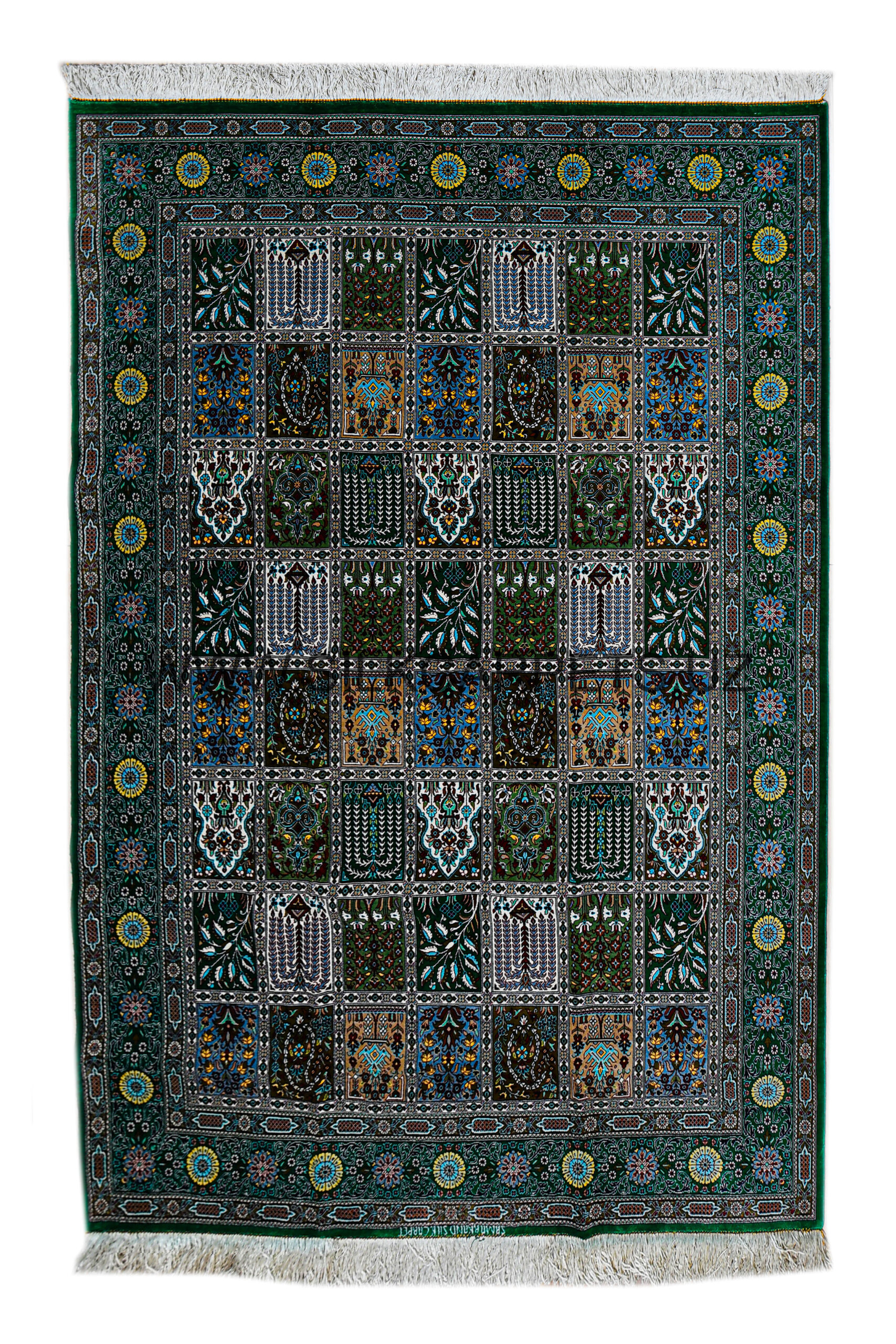 Bakhtiyari Four Seasons 02 Hand Knotted Silk Carpet