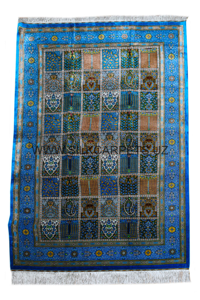 Bakhtiyari Four Seasons 04 Hand Knotted Silk Carpet