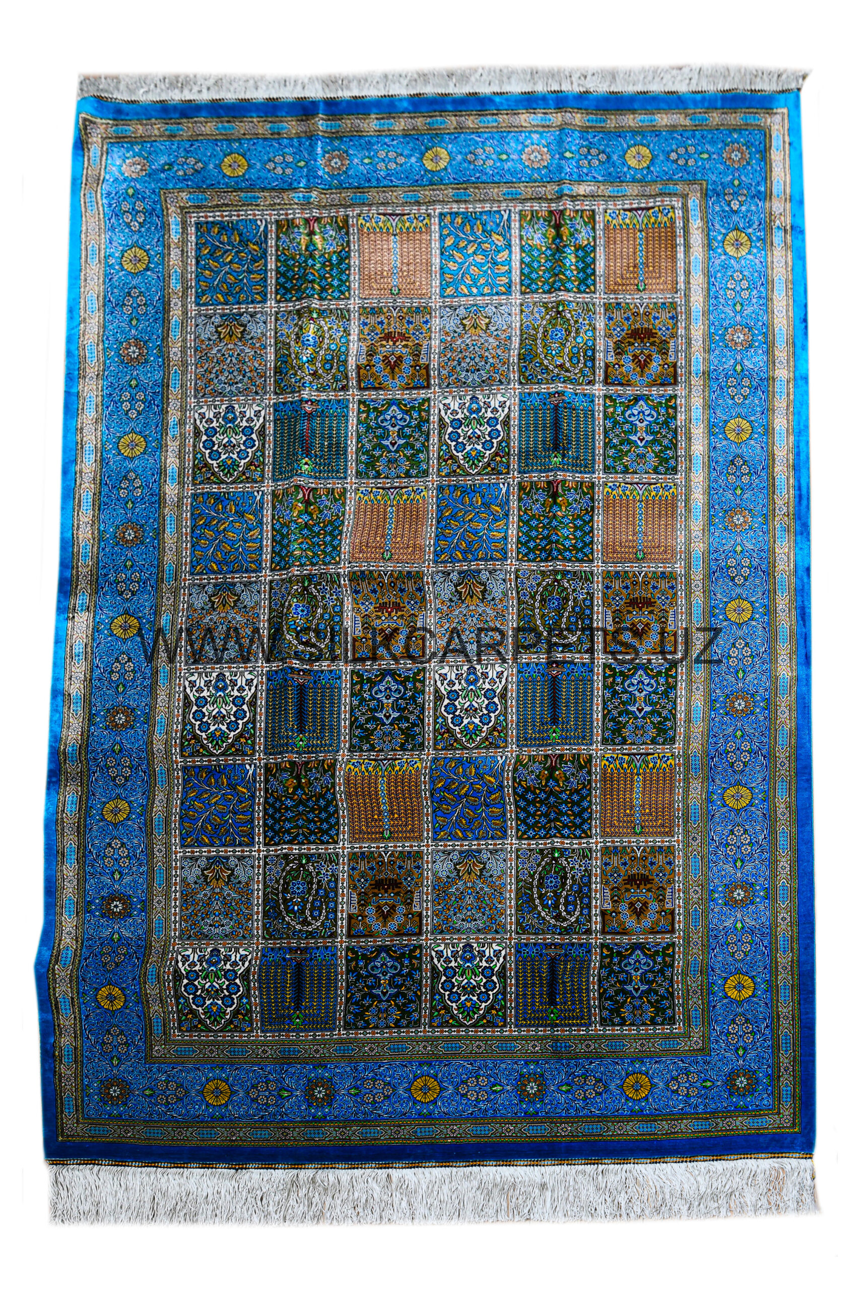 Bakhtiyari Four Seasons 04 Hand Knotted Silk Carpet