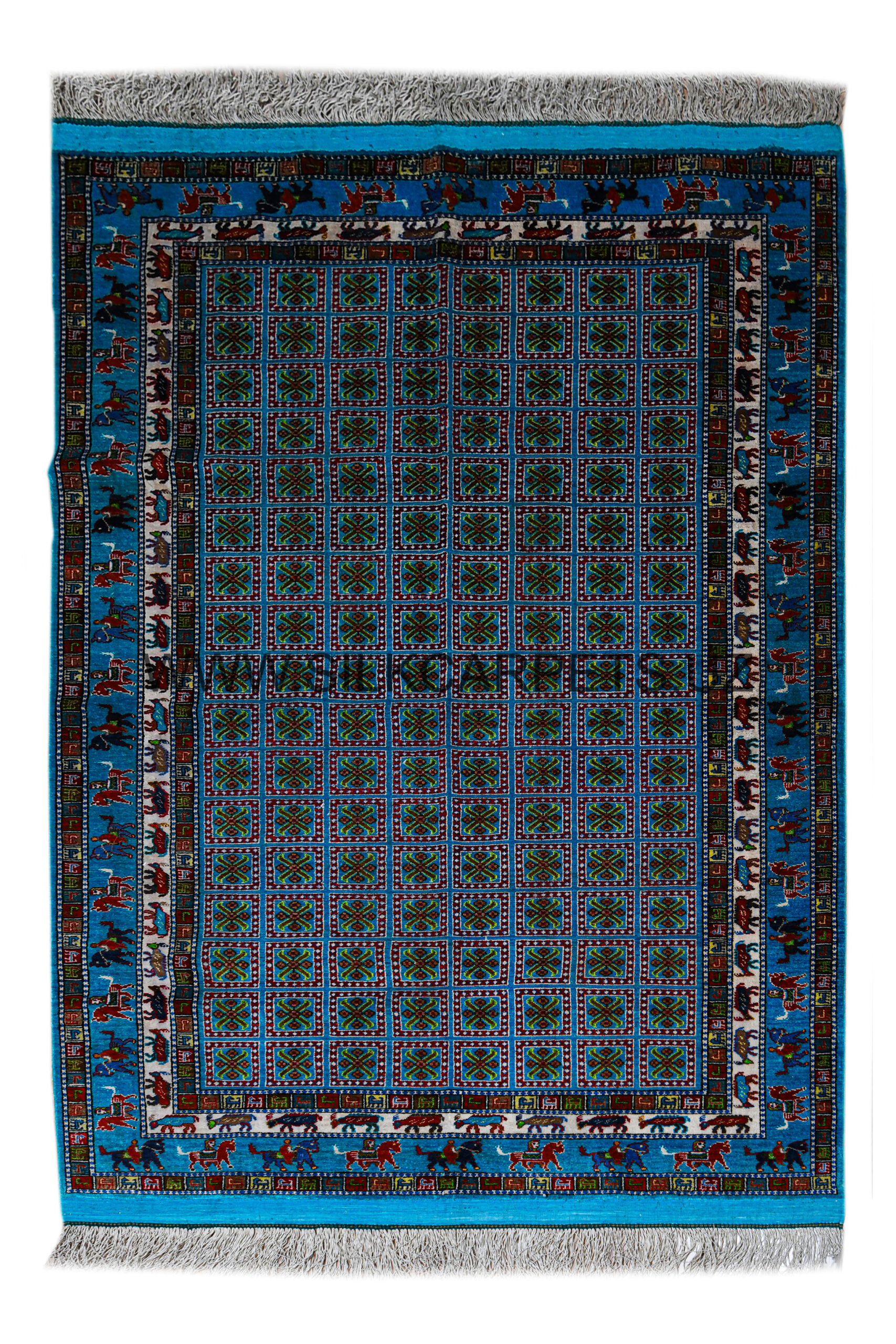 Pazirik Hand Knotted Silk Carpet