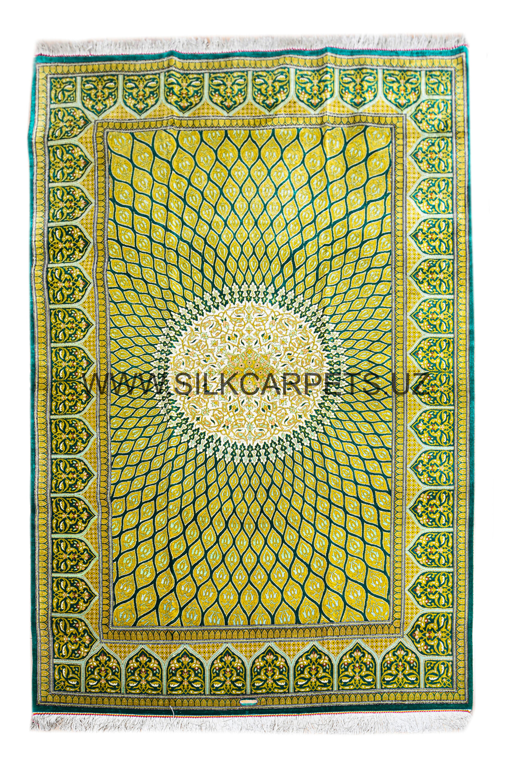 Kupol 06 Hand Knotted Silk Carpet