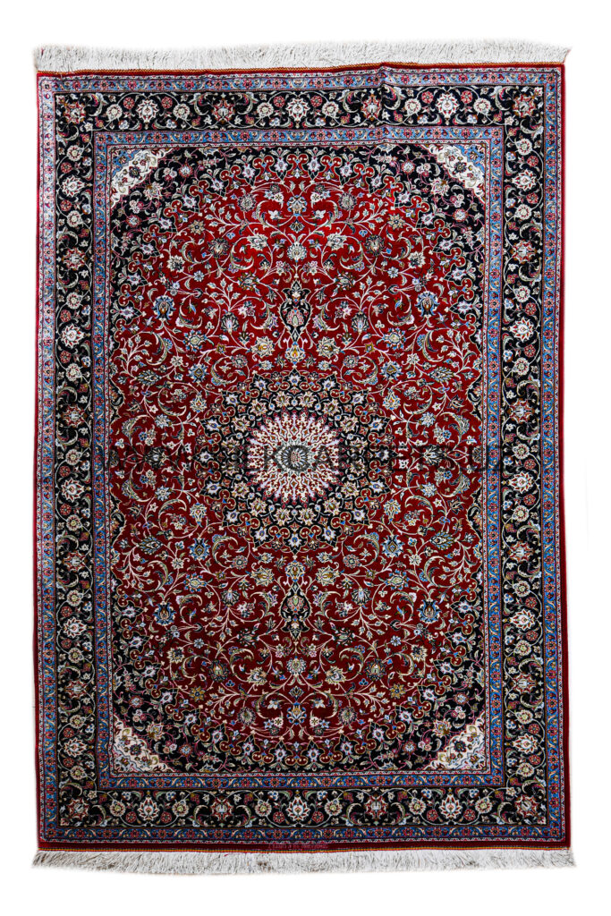 Floral Boysun 12 Hand Knotted Silk Carpet