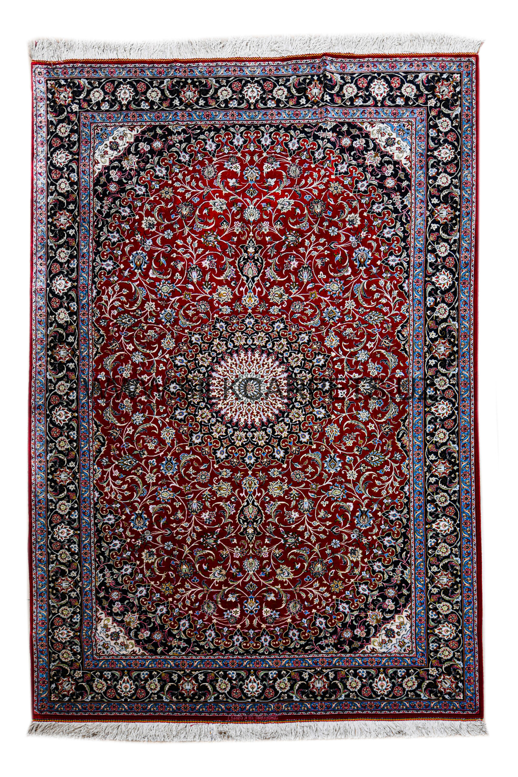 Floral Boysun 12 Hand Knotted Silk Carpet