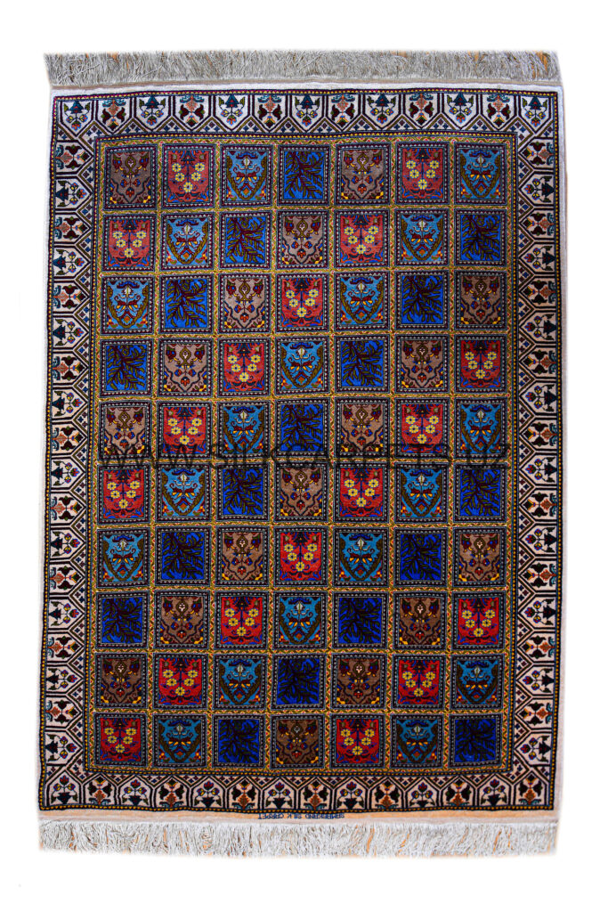 Bakhtiari Four Seasons 05 Hand Knotted Silk Carpet