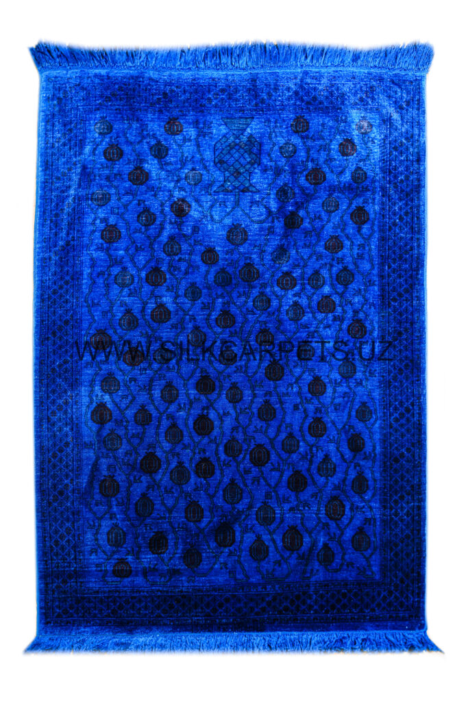 Pomegranate 02 Hand Knotted Silk Carpet