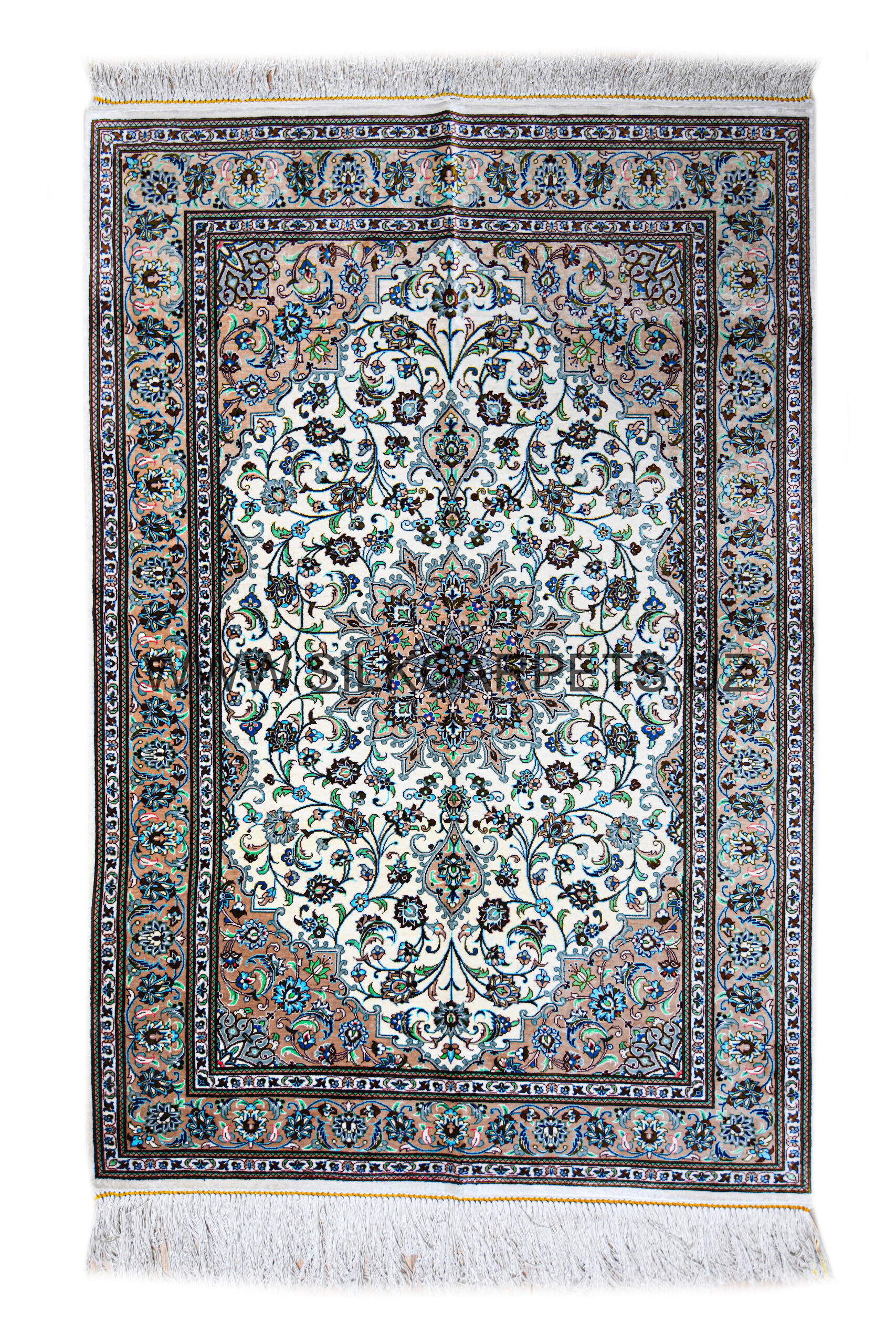 Floral Boysun 19 Hand Knotted Silk Carpet