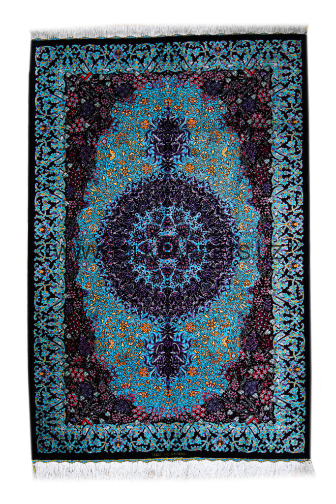 Uzbek 05 Hand Knotted Silk Carpet