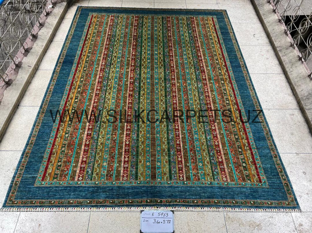 Uzbek pattern Wool Carpet